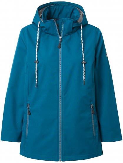 Ulla Popken HYPRAR Triple Function Softshell Jacket Teal - Jakas - 