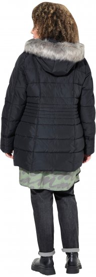 Ulla Popken HYPRAR Quilted Jacket Black - Jakas - 