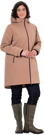 Ulla Popken HYPRAR Triple-Function Longline Jacket Camel - Jakas - 