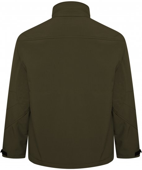 Kam Jeans KV132 Softshell Panelled Jacket Olive - Jakas & Lietus apģērbs - Jakas - 2XL-12XL