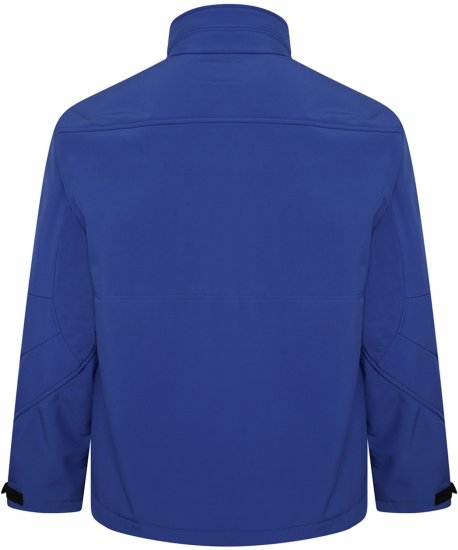 Kam Jeans KV132 Softshell Panelled Jacket Royal Blue - Jakas & Lietus apģērbs - Jakas - 2XL-12XL
