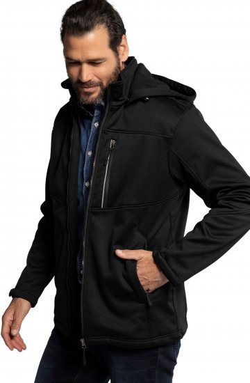 JP1880 Softshell Wind and Water Resistant Jacket Black TALL - TALL jakas - 