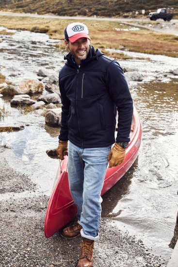 JP1880 Jacket Fleece Lined Softshell Navy - Jakas & Lietus apģērbs - Jakas - 2XL-12XL