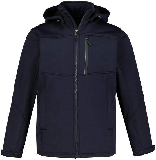 JP1880 Jacket Fleece Lined Softshell Navy - Jakas & Lietus apģērbs - Jakas - 2XL-12XL