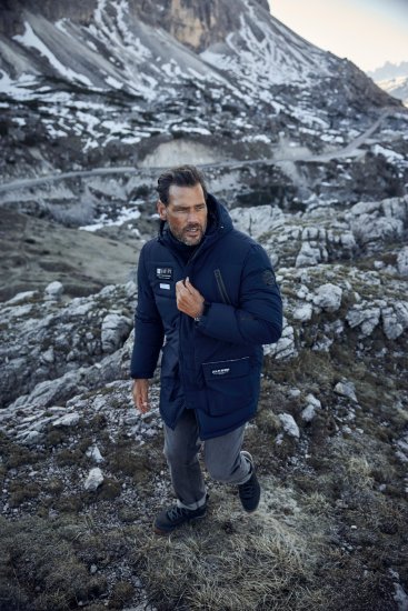 JAY-PI Warm Quilted Parka Dual Function, Wind and Water Repellant Navy - Jakas & Lietus apģērbs - Jakas - 2XL-12XL