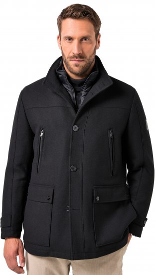 JP1880 Jacket Water-repellent Warm Black - Jakas & Lietus apģērbs - Jakas - 2XL-12XL