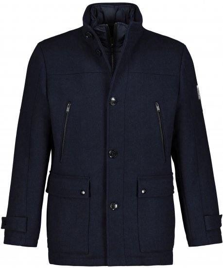 JP1880 Jacket Water-repellent Herringbone Insert Navy - Jakas & Lietus apģērbs - Jakas - 2XL-12XL