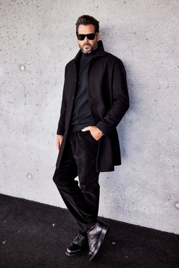 JP1880 Coat Wool Blend Water Repellent Black - Jakas & Lietus apģērbs - Jakas - 2XL-12XL