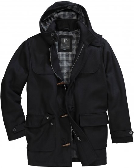 JP1880 Dufflecoat Water-repellent Black - Jakas & Lietus apģērbs - Jakas - 2XL-12XL