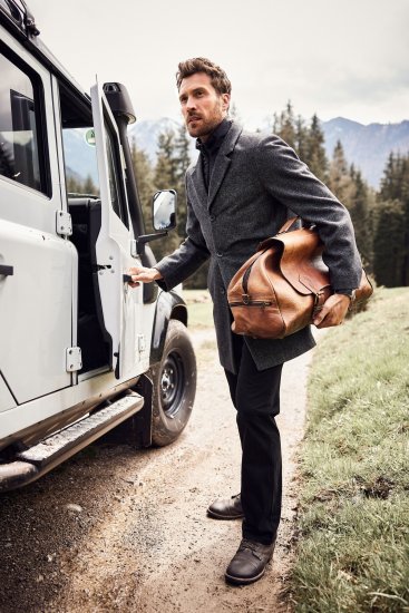 JP1880 Coat Wool Blend Quilted Insert Black - Jakas & Lietus apģērbs - Jakas - 2XL-12XL