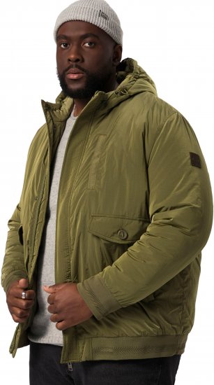 STHUGE Bomber Jacket With Hood Green - Jakas & Lietus apģērbs - Jakas - 2XL-12XL