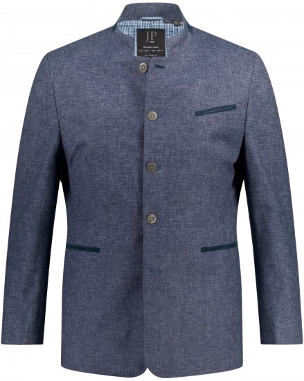 JP1880 Traditional Jacket Linen Blend Navy - Jakas & Lietus apģērbs - Jakas - 2XL-12XL