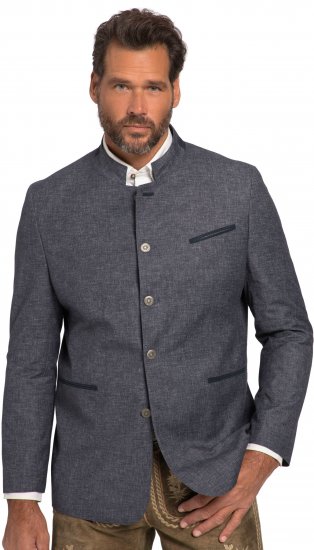 JP1880 Traditional Jacket Linen Blend Navy - Jakas & Lietus apģērbs - Jakas - 2XL-12XL
