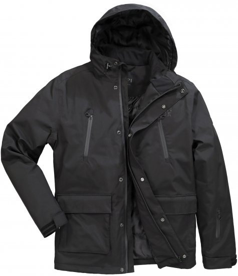 Jay-Pi Ski Jacket Functional Waterproof Windproof Breathable Black - Slēpošanas apģērbs - 