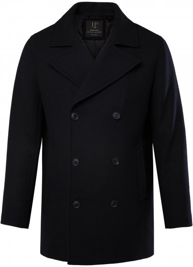 JP1880 Caban Short Double-breasted Overcoat Navy - Jakas & Lietus apģērbs - Jakas - 2XL-12XL