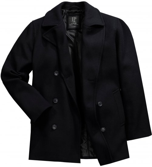 JP1880 Caban Short Double-breasted Overcoat Navy - Jakas & Lietus apģērbs - Jakas - 2XL-12XL
