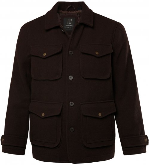 JP1880 Field Jacket Dark Brown - Jakas & Lietus apģērbs - Jakas - 2XL-12XL