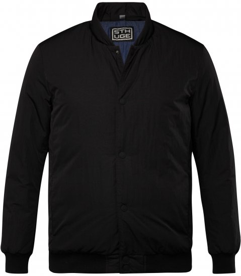 STHUGE Bomber Jacket Quilted Black - Jakas & Lietus apģērbs - Jakas - 2XL-12XL
