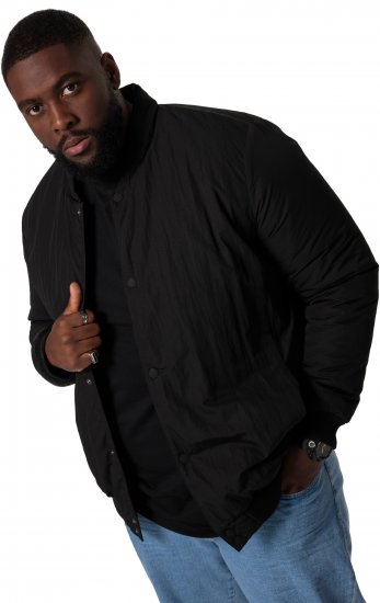 STHUGE Bomber Jacket Quilted Black - Jakas & Lietus apģērbs - Jakas - 2XL-12XL