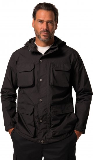 Jay-Pi Jacket Technical Weatherproof Stomach Fit Black - Jakas & Lietus apģērbs - Jakas - 2XL-12XL