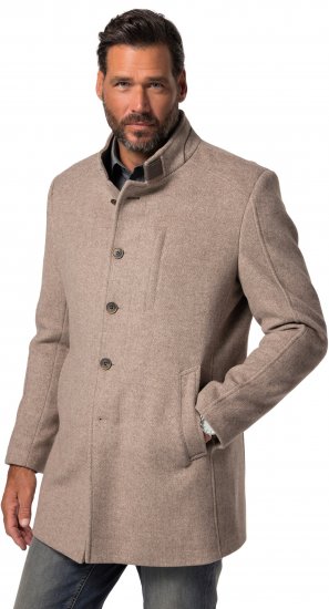 JP1880 Coat Wool Blend Beige Melange - Jakas & Lietus apģērbs - Jakas - 2XL-12XL