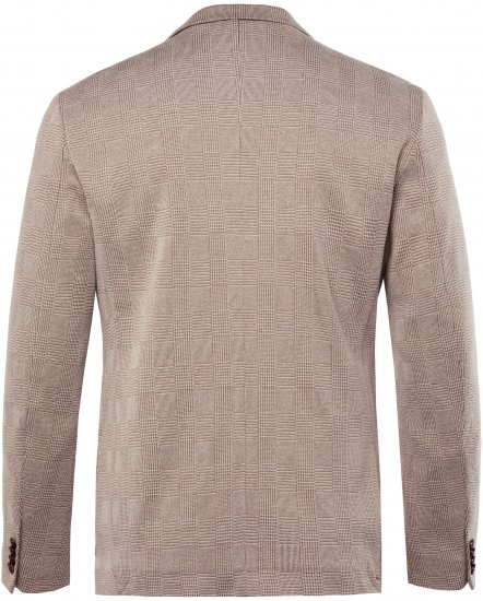 JP1880 Jacket Business Checked Beige - Uzvalki un žaketes - Liela izmēra uzvalki un bleizeri