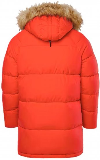 JP1880 Parka Quilted Faux Fur Hood Red - Jakas & Lietus apģērbs - Jakas - 2XL-12XL