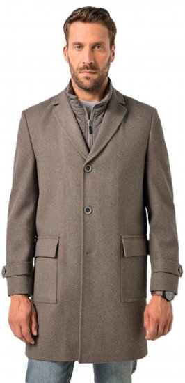 JP1880 Coat Flexnamic Quilted Insert Grey TALL - TALL jakas - 