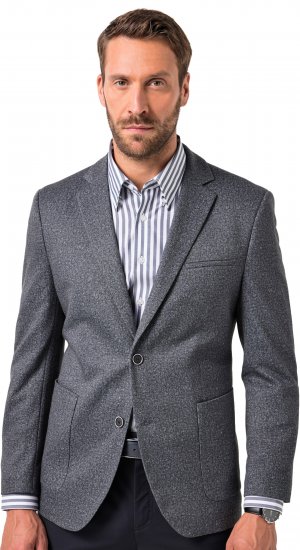 JP1880 Jacket Business Donegal Graphite Grey - Jakas & Lietus apģērbs - Jakas - 2XL-12XL