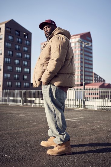 STHUGE Jacket Puffer With Warm Quilting Beige - Jakas & Lietus apģērbs - Jakas - 2XL-12XL