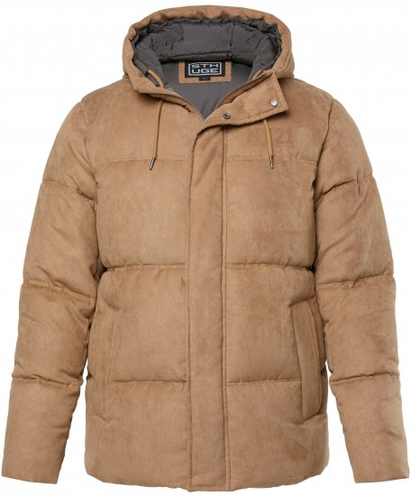 STHUGE Jacket Puffer With Warm Quilting Beige - Jakas & Lietus apģērbs - Jakas - 2XL-12XL
