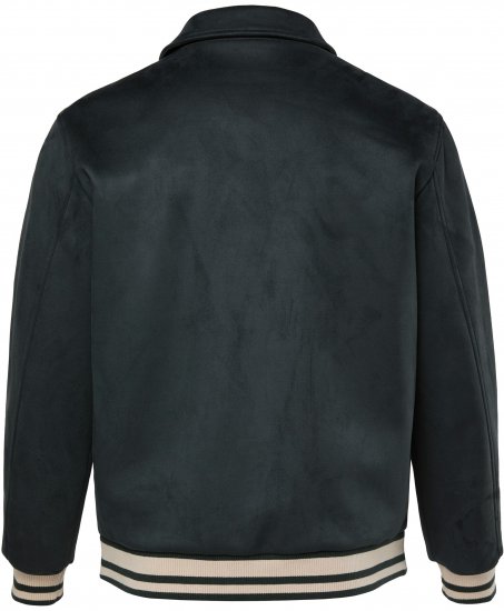 JP1880 Blouson Velour with Chest Embroidery Dark Green - Jakas & Lietus apģērbs - Jakas - 2XL-12XL