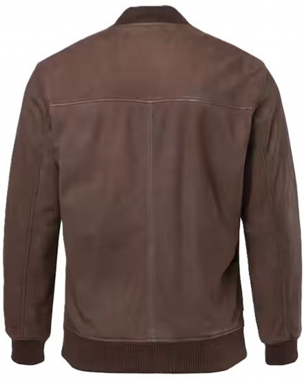 JP1880 Jacket Buffed Nubuck Lamb Leather Brown - Jakas & Lietus apģērbs - Jakas - 2XL-12XL