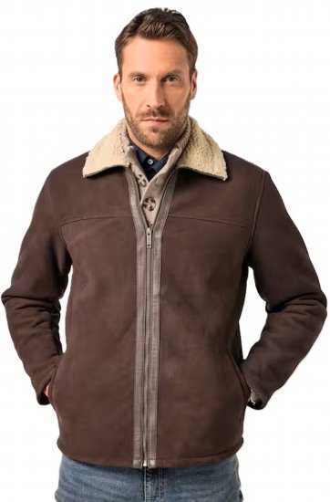 JP1880 Leather Jacket Genuine Lamb Nappa - Jakas & Lietus apģērbs - Jakas - 2XL-12XL