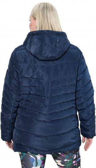 Ulla Popken Quilted Water Repellent Jacket Navy Blue - Virsjakas un mēteļi - 