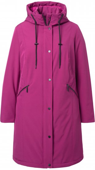 Ulla Popken HYPRAR Triple Function Weather Proof Jacket Berry - Jakas - 
