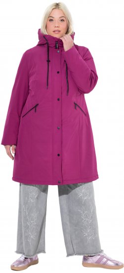 Ulla Popken HYPRAR Triple Function Weather Proof Jacket Berry - Jakas - 