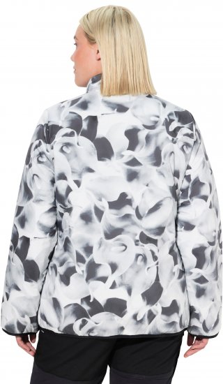 Ulla Popken HYPRAR Reversible Printed Jacket Black - Jakas - 
