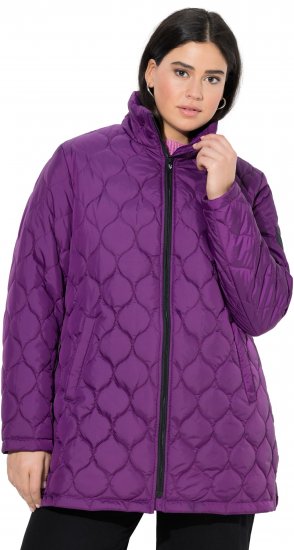 Ulla Popken HYPRAR Water-Repellent Quilted Jacket Plum - Jakas - 