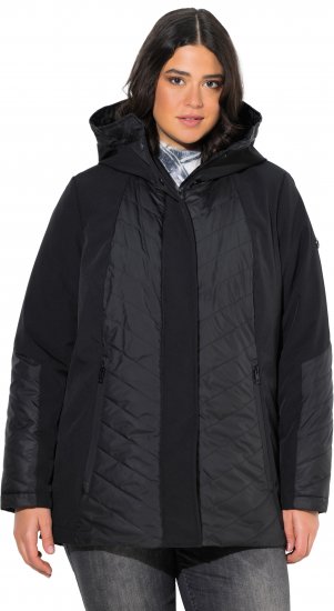 Ulla Popken HYPRAR Functional Softshell Jacket Black - Jakas - 