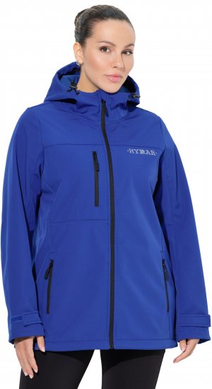 Ulla Popken HYPRAR Softshell Fleece Lined Jacket Capri Blue - Jakas - 