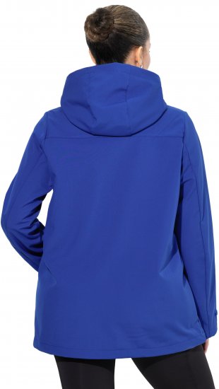 Ulla Popken HYPRAR Softshell Fleece Lined Jacket Capri Blue - Jakas - 