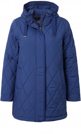 Ulla Popken HYPRAR Quilted Water-Repellent Jacket Medium Blue - Jakas - 