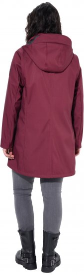 Ulla Popken HYPRAR Water Repellent Softshell Jacket Cherry - Jakas - 