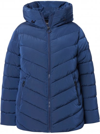 Ulla Popken HYPRAR Quilted Puffer Jacket Navy - Jakas - 