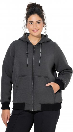 Ulla Popken Water-Repellant Softshell Jacket Black - Jakas - 