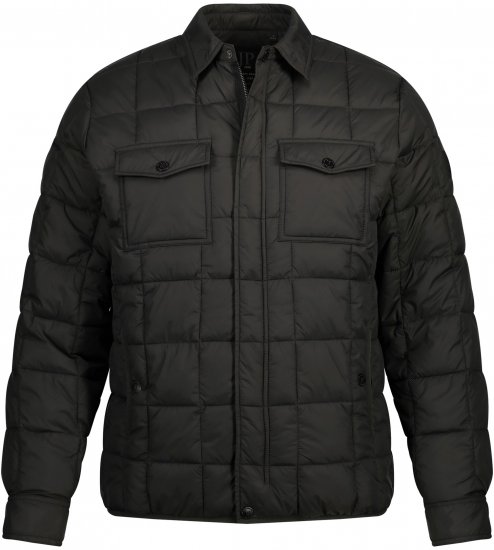 JP1880 Quilted Shirt Collar Jacket TALL Anthracite - TALL jakas - 