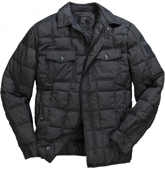 JP1880 Quilted Shirt Collar Jacket TALL Anthracite - TALL jakas - 