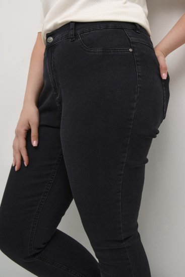 Kaffe Curve Laurina Džinsi Mazgāts melns džinss - Džinsi & Bikses Lielos Izmēros – Plus Size - 