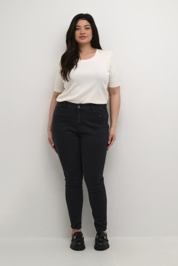Kaffe Curve Laurina Džinsi Mazgāts melns džinss - Džinsi & Bikses Lielos Izmēros – Plus Size - 